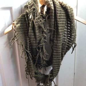 Army-Green Infinity Scarf